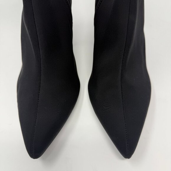 Jeffrey Campbell Siren Bootie Women's 10 Black Neoprene Pointed Toe Heels NWOB - Picture 5 of 16